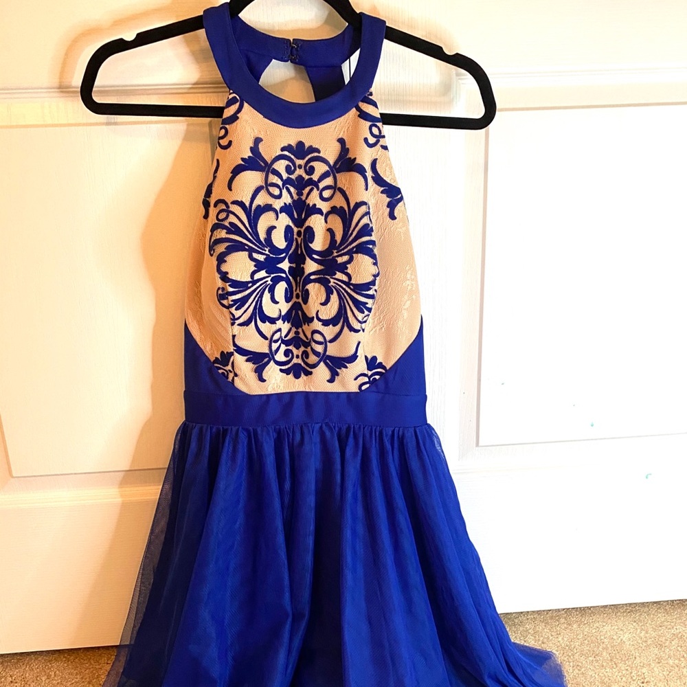 Blondie Nites by Stacy Sklar Halter Dress